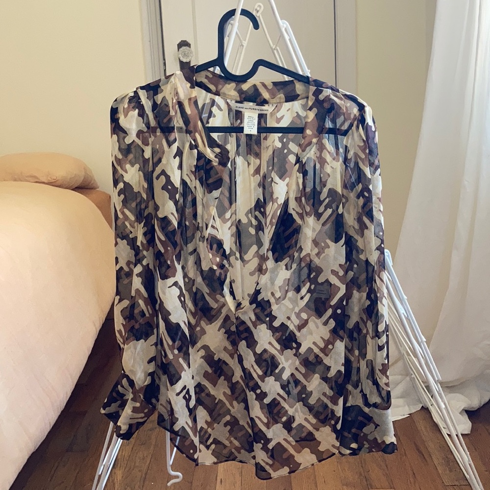 Vintage DVF Silk Blouse